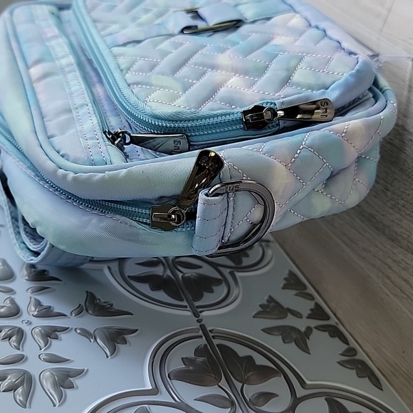 Lug Womens Carousel RFID Technology Convertible Crossbody Bag Mystic Seaglass - Picture 8 of 17